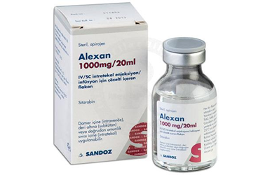 ALEXAN 1000 MG/20 ML IV/SC 1 INT. ENJ. INF. ICIN COZ. ICEREN 1 FLAKON